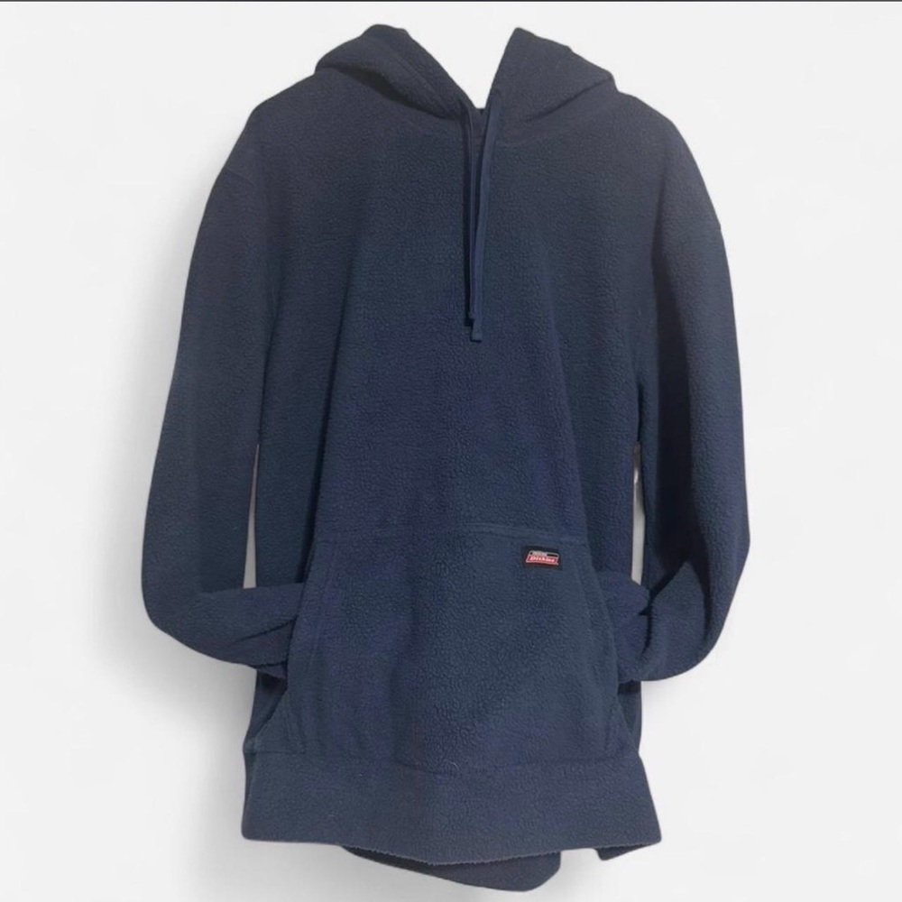 Dickies Sherpa Blue Hoodie, Size Large